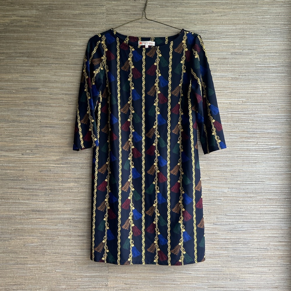 Jude Connally 3/4 Sleeve Boatneck Shift
Dress Size M